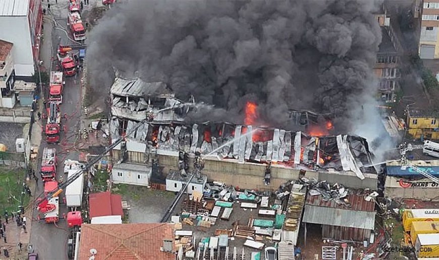 İstanbul'da Korkutan Yangın!