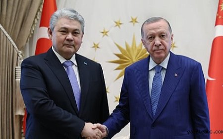 Erdoğan Kazakistan Dışişleri Bakanı İle Görüştü