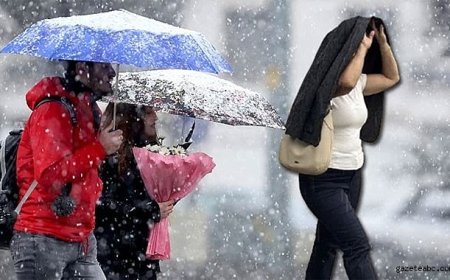 Türkiye Genelinde Sağanak ve Kar Yağışı