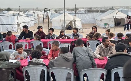 Gazze’de Bombasız İftarın Sevinci