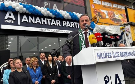 Anahtar Parti Nilüfer İlçe Başkanlığı Hizmete Açıldı