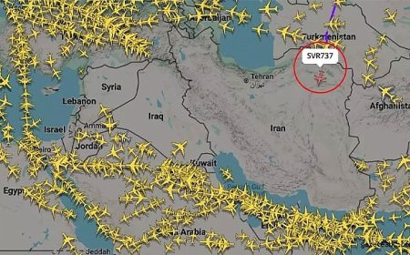 İran Hava Sahasında Kaos