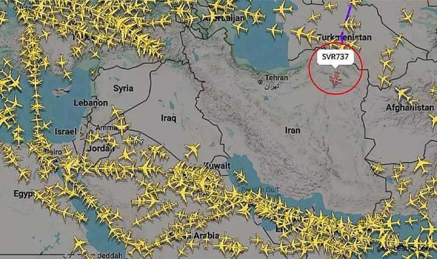 İran Hava Sahasında Kaos