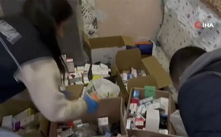 Adana’da Kaçak İlaç Operasyonu