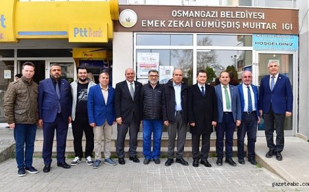 Başkan Aydın, Emek Zekai Gümüşdiş Mahallesi’ni Ziyaret Etti