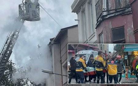 Fatih’te Büyük Yangın Faciası