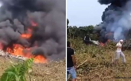 Kolombiya’da Askeri Uçak Faciası