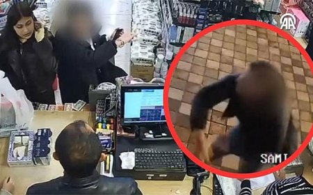 Eşinin Tartıştığı Esnafa Şiddet