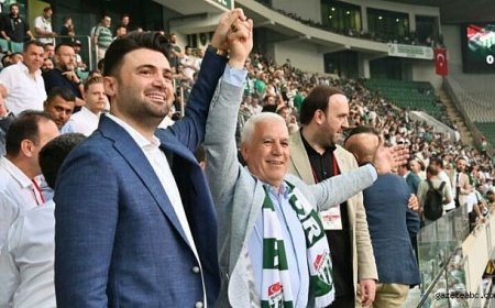 Bursaspor Başkanı Çelik’ten Bozbey’e Geçmiş Olsun Mesajı