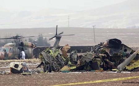 Eğitim Uçuşunda Helikopter Kazası