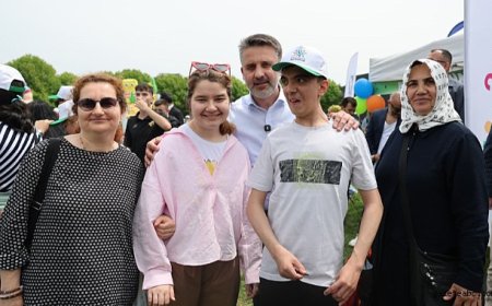 Spor Festivali’nde özel çocukların mutlu günü