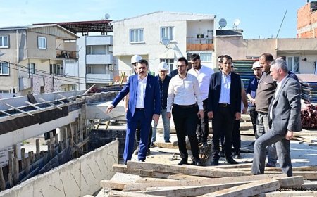 YAVUZSELİM KAPALI PAZAR ALANI’NDA YOL YARILANDI