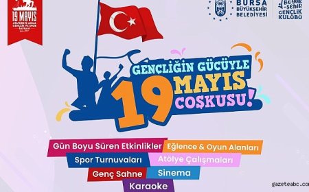 19 Mayıs Bursa'da coşkuyla kutlanacak