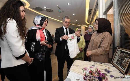 DEMİRTAŞ’TA OSMEK KURSİYERLERİNDEN EL EMEĞİ ŞÖLENİ