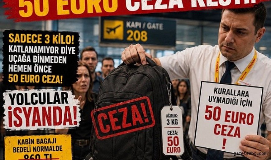 SABİHA GÖKÇEN’DE PEGASUS GERİLİMİ: “3 KİLOLUK SIRT ÇANTASINA 50 EURO CEZA“