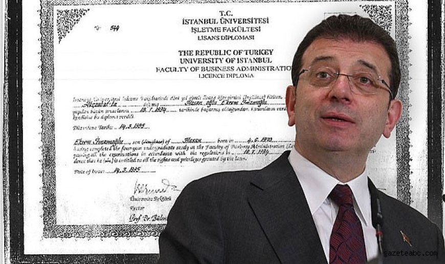 İmamoğlu'nun Diploma İptali Mücadelesinde Yeni Redd
