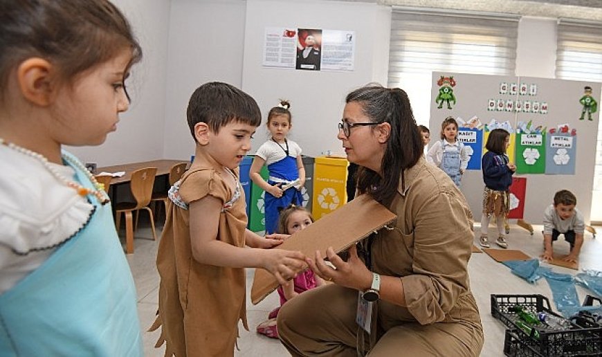 OSMANGAZİ’DE MİNİKLERDEN ÇEVREYE BÜYÜK DESTEK