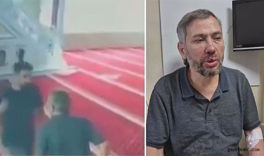 Süpürgeyi kapatmasını istedi imamı darp etti