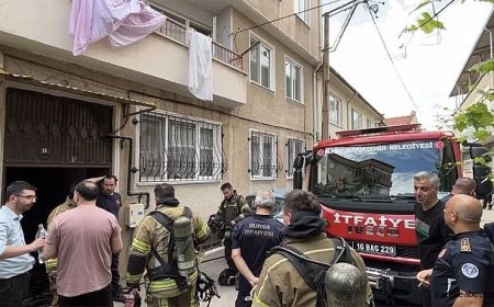 Bursa’da Apartman Yangını Korkuttu