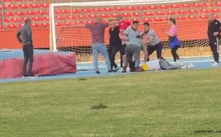 Eski Enişteye Stadyumda Dayak