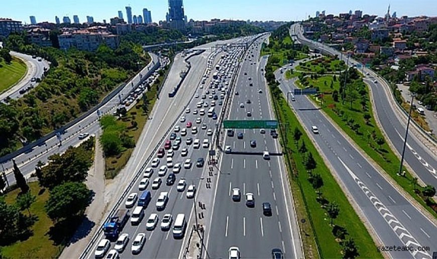 Kocaeli TEM'de Trafik Düzeni Değişti