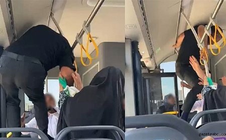 Şehir İçi Otobüste Şiddetli Tartışma Kavgaya Dönüştü