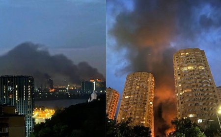 Rusya'dan Kiev'e Hava Saldırısı