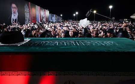 Hamaney İçin Irak'ta Cenaze Töreni