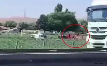 Ankara'da Eğitim Helikopteri Düştü