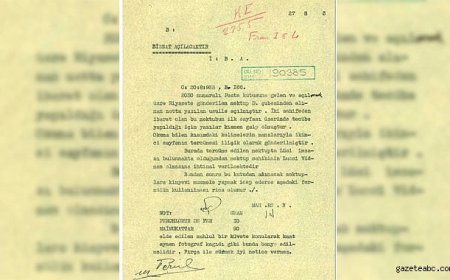 MİT tarihi belgeyi yayımladı
