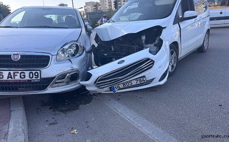 Mudanya Yolu’nda Maddi Hasarlı Trafik Kazası