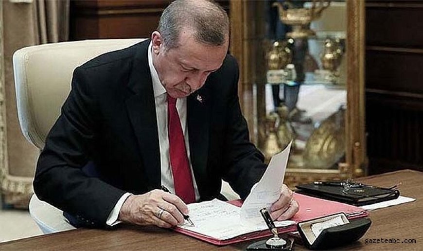 Erdoğan İmzası İle Yürürlüğe Girdi