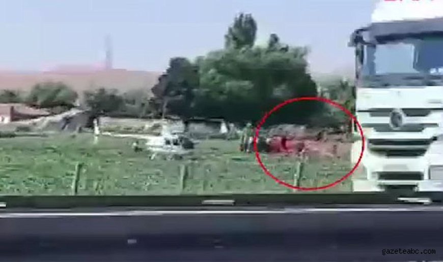 Ankara'da Eğitim Helikopteri Düştü