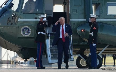 Trump'ın Uçuşunda Güvenlik Alarmı