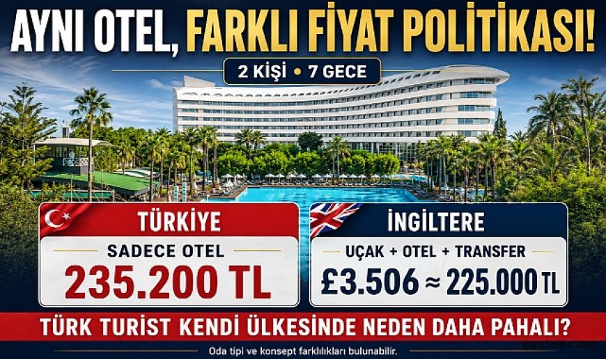 Türk Turiste Yerli İhanet
