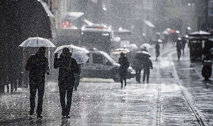 Türkiye Yağışlı Havanın Etkisine Giriyor