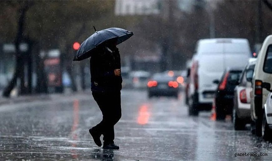 Meteoroloji’den Yağış Uyarısı