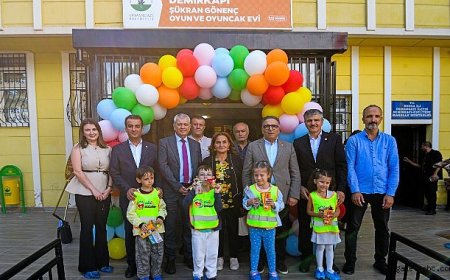 Çocukların Hayallerine Kapı Açan Oyun ve Oyuncak Evi Hizmete Girdi