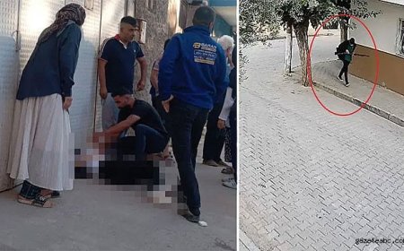 Tüfekle Kaçtı Kameraya Yakalandı!