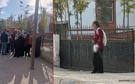 Kız Öğrenci Elinde Tüfekle Görüntülendi