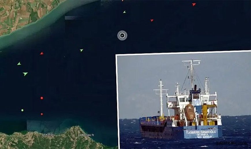 Silivri Açıklarında İki Gemi Çarpıştı