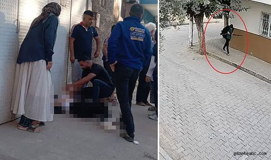 Tüfekle Kaçtı Kameraya Yakalandı!