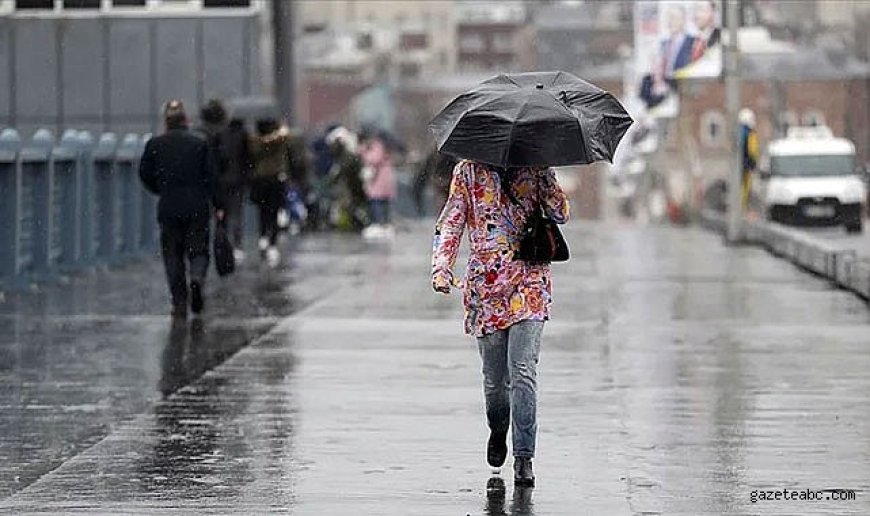Meteoroloji’den Kuvvetli Yağış Uyarısı