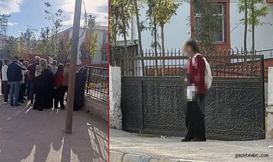 Kız Öğrenci Elinde Tüfekle Görüntülendi