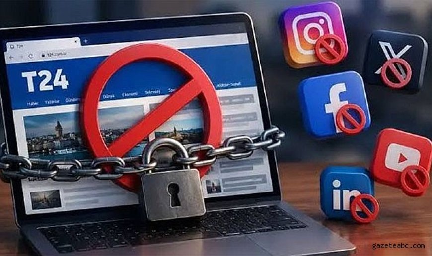 İnternet ve Sosyal Medya Hesapları Kapatıldı