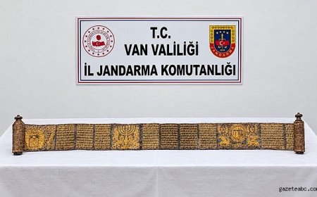 Van’da tarihi eser operasyonu
