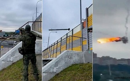 Rusya’dan İHA’ya omuzdan atılan füze