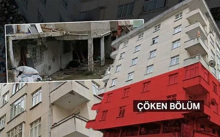 Çöken Binanın Betonundan Deniz Kabuğu Çıktı!