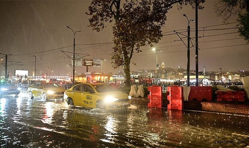 Marmara İçin Kuvvetli Yağış Alarmı