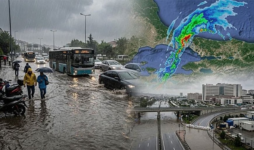 Üç Büyükşehirde Sağanak Alarmı